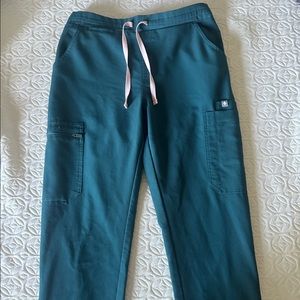 FIGS teal scrub pants